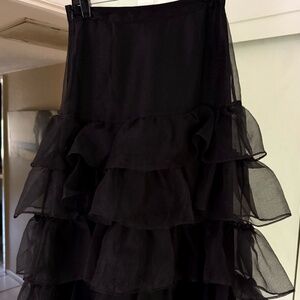 Tulle Ruffled Skirt